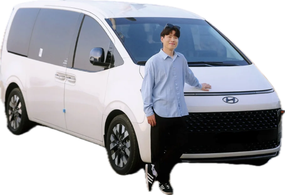 智秀與 9人座 Hyundai Staria